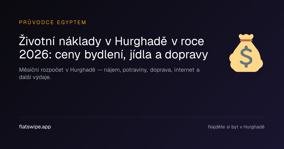 Životní náklady v Hurghadě v roce 2026: ceny bydlení, jídla a dopravy — illustration