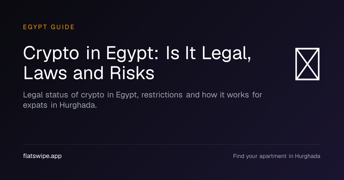 Crypto in Egypt: Is It Legal, Laws and Risks — illustration