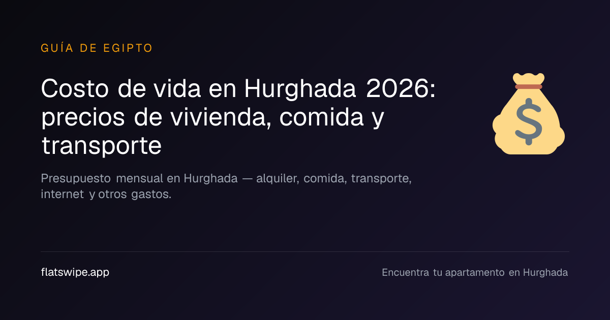 Costo de vida en Hurghada 2026: precios de vivienda, comida y transporte — illustration