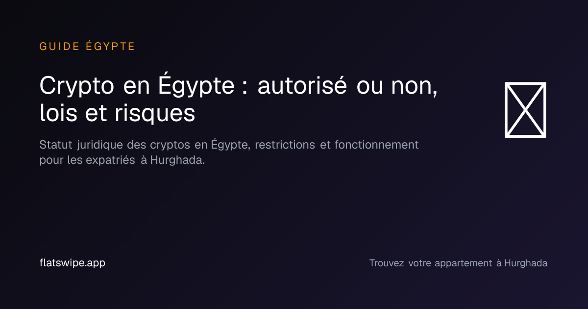 Crypto en Égypte : autorisé ou non, lois et risques — illustration